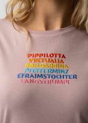 T-Shirt "Pippi Viktualia" - rosé